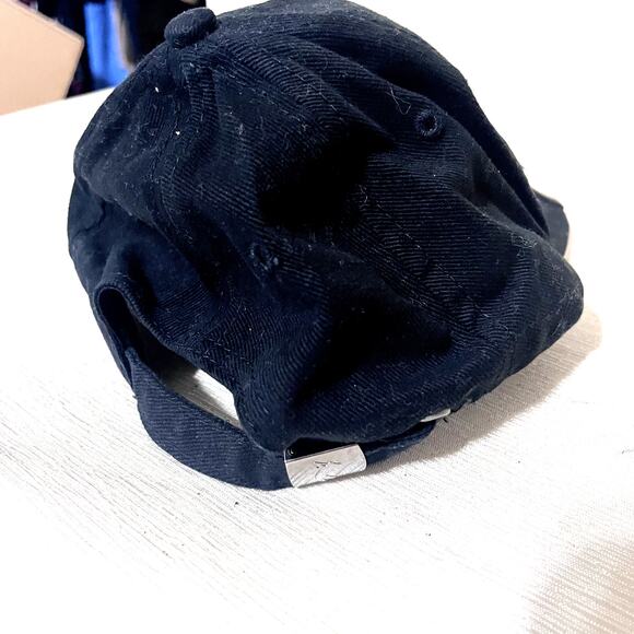 AMI Metals Hat Black Cap Embroidered Ball Pro cotton strap back one size - Picture 4 of 6